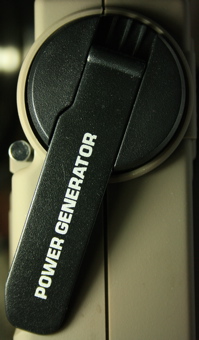 Our radios are self-powered by built-in hand cranks.